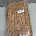 UBBCARE 2 Pack Wicker Basket, 13.4L8.3H7.1W inch Woven Paper Rope Storage Baskets for shelves, Foldable Rectangular Storage Baskets with Handle, Storage Basket for Organizing, Caramel