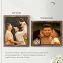 16x20 Picture Frame, Classic Brown 16 x 20 Poster Frame for Horizontal or Vertical Wall Mounting, 1 Pack