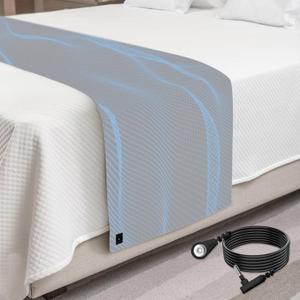 Grounding Sheets 27 * 52 inch, Conductivity Grounding Sheets with Grounding Cord, Grounding Sheets for Earth with Silver Fiber with Cotton, Gray