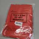 VitalCozy 4 Pack 59 ft Mexican Papel Picado Banner Plastic Mexican Talavera Party Fiesta Banner Wedding Hanging Decorations for Cinco De Mayo Cielito Lindo Party Supplies(Red)