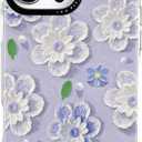 for iPhone 14 Pro Max Case, Elegant Floral Pattern with Pastel Flowers, Military-Grade Drop Protection, Cute Soft Slim TPU Protective Cover with Camera Protection for Women & Girls