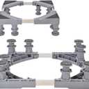 Washing Machine Stand BaseAdjustable Base Machine Base Stand Length/Width 46-68cm Refrigerator Holder Bracket Fridges Floor Trays Air Conditioner Stent Anti-vi,8 Legs