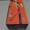 MEKER Grill Brush Bristle Free, Grill Cleaner Brush with 3 BBQ Replacement Head, Seamless Scraper Tool for Cast Iron, Stainless Steel Grates, Safe Grill Scraper Outdoor BBQ Grill, Red