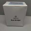 Vekkia 80" x 12" Twin XL/Twin to King Converter with Internal PE Support Sheet & High-Density Foam, Split King Gap Filler for Adjustable Bed, Guest Room, Vacation Rentals, Hotel, Washable Cover