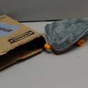 JEHONN Wall Mop with Long Handle 80 inches, Upgraded 180 Collapsible Baseboard Cleaner Tool with Squeegee, Ceiling Duster with 3 Microfiber and 3 Chenille Pads for Cleaning Window, Cabinet (Orange)