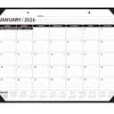 2026 Desk Calendar - JAN. 2026 – DEC. 2026, 22" x 17", Large Desk Calendar 2026, 12 Monthly Desk/Wall Calendar 2-in-1, Corner Protector, Desk Pad, Large Ruled Blocks