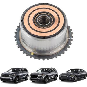 Intake CVVT Assembly Compatible with Hyundai Santa Fe Sonata Tucson Veloster N,Kia Sportage Sorento Stinger,Genesis G70 Replace# 24350-2GGB0