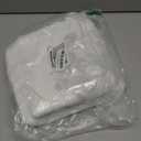 50/100 Pcs Thank You Bags for Small Business, Plastic Shopping Retail Merchandise Bag with Handle (50, 18x18 Inch) (White)