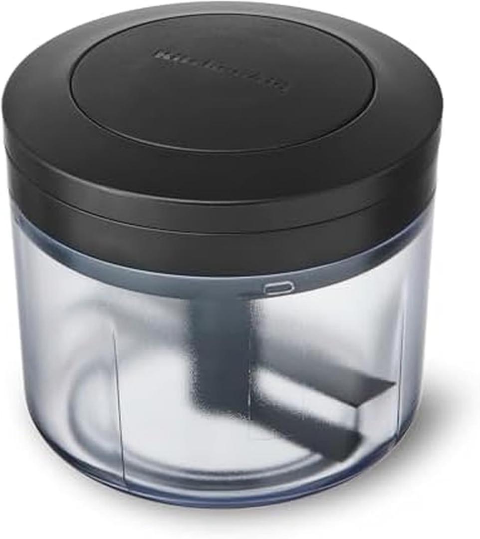 KitchenAid Manual Food Chopper, 3.8 Cup, Black
