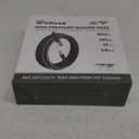 3/8 Pressure Washer Hose 25FT 4000psi,Rubber Hose,Quick Connect,360 Swivel,Kink-resistant,Heavy Duty,Black