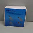 NearMoon Filtered Shower Head, High Pressure 8Square, 5 settings Handheld Rain Shower Filter Combo with Self-adhesive Holder/1.5M Hose -1 Replaceable Filter Cartridge (Chrome Finish)