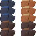 I Golf Iron Headcovers 10pcs PU Fit Both Right-Handed Clubs Golf Club Protector for Titleist Callaway Ping Taylormade Fit More Brands Golf Iron.