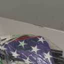 Barcetine American Flag with Pole - Includes 6ft Heavy Duty Flag Pole Holder for Outside House,3x5 Embroidered US Flag and Wall Mount Bracket,Tangle Free Flagpoles Kit for Porch,Fence,Outdoor (Black)