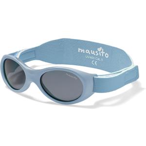 Mausito BABY sunglasses 0-24 months | Flexible BPA-Free infant sunglasses with adjustable strap | 100% UV Protection Sunnies (Summer Song Blue)