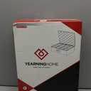 YearningHome Cup and Mug Storage Box with Hard Shell and Dividers for Coffee Mugs,Tea Cups and Glasses,Stackable Storage Organizers with Lid,Handles,Zips and Lable for Moving,Holds 12,2 Pack, Grey