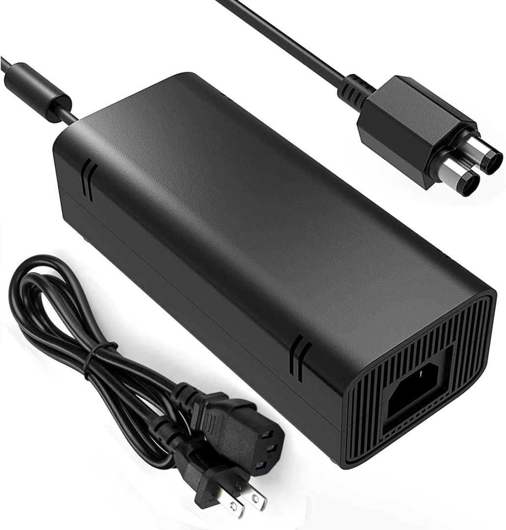 YCCSKY Power Supply for Xbox 360 Slim AC Adapter, Non-OEM Replacement, Global Voltage, LED Indicator, 135W, 12V-10.83A