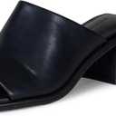 Amazon Essentials Women's Block Heel Mule (9.5, Black)