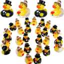 Jerify 12 Pcs Bride Groom Duck Bath Toy 2.5 Inch Wedding Rubber Duck Marriage Mini Ducks for Ceremony Bridal Gift Souvenir
