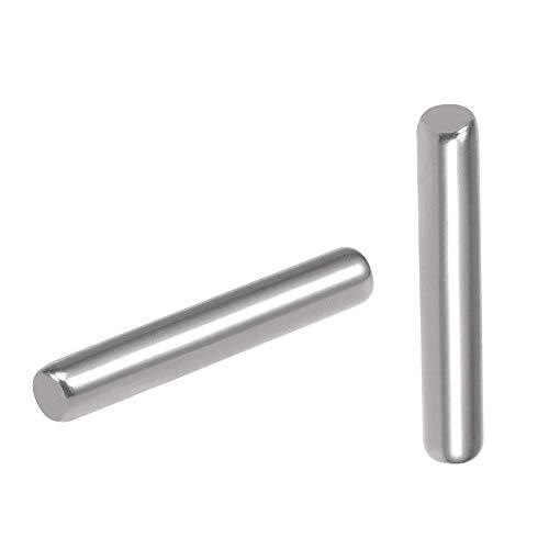 Yesallwas  3mm X14mm Dowel Pin Stainless Steel Shelf Support Pin Metal Fasten Elements Used On Precise Location by Yesallwas (3mm x 14mm)