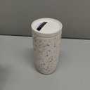 Simple Modern Travel Coffee Mug Tumbler with 360 Lid | Ceramic-Lined Insulated Stainless Steel Cold Brew Iced Coffee Cup | Gifts for Women Her Him | Voyager Signature | 16oz | Cream Terrazzo