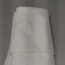 Titanker Small Stall Shower Curtain Liner Washable, 48x72 Inches, White Fabric Stall Shower Liner with 2 Magnets, Waterproof RV Shower Liner Soft Lightweight Polyester, White