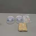 Hands Free Breast Pump Wearable MY-375 - Strong Suction, Low Noise, Wearable Breastfeeding Pump with 4 Mode &12 Levels, Portable Electric Breast Pump 24mm - 19/21/Insert/Flange, 2 Pack (White)