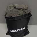 Maliton Inflatable Travel Foot Rest Pillow, Airplane Bed for Kids, Car Foot Leg Rest Pillow, Adjustable Height for Airplane, Car, Train, Home, Office(Dark Grey, 1 Pack)