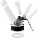 Whipped Cream Dispenser Head and Cream Whipper Decoration Tips by Sivaphe Replacement Part fit Most Whip Cream Maker
