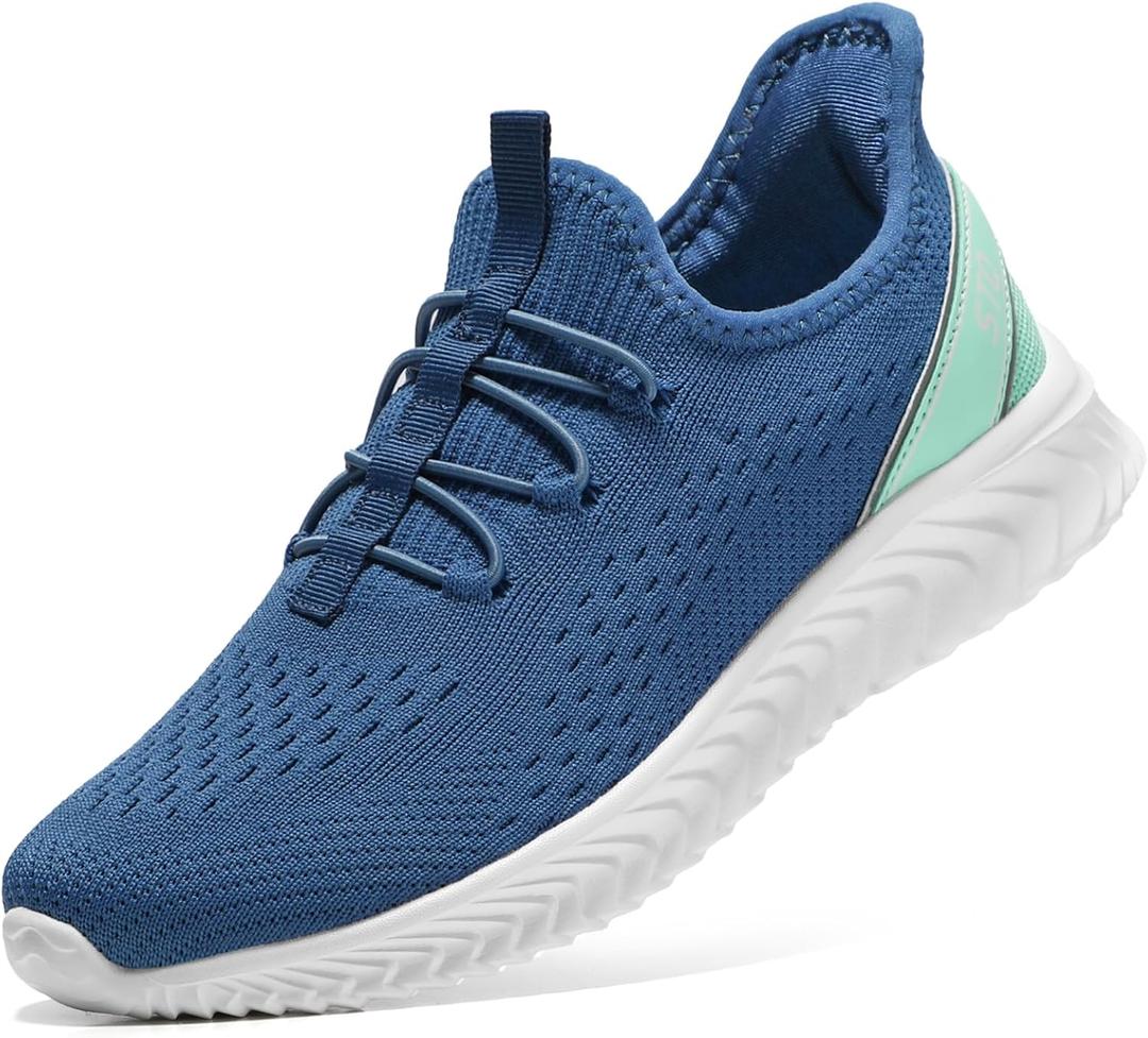 STQ Orthopedic Shoes for Women Breathable Womens Slip on Sneakers Comfortable Plantar Fasciitis Pregnancy Nurse Shoe, Denim Blue, Size 8.5 STQ Orthopedic Shoes for Women Breathable Womens Slip on Sneakers Comfortable Plantar Fasciitis Pregnancy Nurse Shoe, Denim Blue, Size 8.5