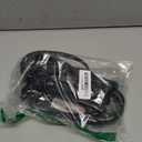 DEWENWILS 15FT Flat Plug Extension Cord, 360 Rotating Plug, 3 Prong Ultra Thin Power Strip, 13A/125V/1625W, 16 Awg Grounded Flat Power Cable for Indoor Narrow Space, SPT-3, ETL Listed, Black