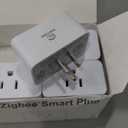 EIGHTREE Zigbee Smart Plug 15A, Energy Monitoring,   Required, ETL Certified, Smart Plugs That Compatible with Alexa & Home Assistant & SmartThings, 4 Packs