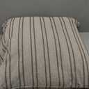 Brown Pillow With Stripes, 20"x20"