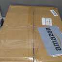 SONGMICS Dresser for Bedroom, Chest of Drawers, Steel, MDF, 5 Non-Woven Fabric Drawers, Storage Organizer Unit, Closet, Entryway, Cloud White and Snow White ULGS315W01S