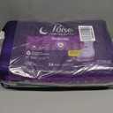 Poise Overnight Incontinence & Postpartum Pads for Bladder Leaks, 8 Drop Extra Coverage, 36 Count (Long)