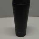 Bru Travel - Insulated Coffee Cup Travel Mug for Hot Drinks, Leakproof, Ceramic Lined (16 oz, Black Magic)