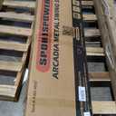 Sportspower Arcadia Metal Swing Set for Kids Ages 3-8  Trapeze, 2-Person Glider, 5ft Slide, Anchor Kit, 6.1' Durable Steel Frame  Outdoor Backyard Playset with 600 lb Capacity