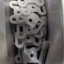 50 Pack LED Strip Mounting Clips - Waterproof Light Holder for 10mm Rope/String/Patio Lights, Clear Plastic Tape Clamps with 100 Screws, Outdoor Indoor Fixing Brackets