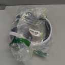 Ozeino 2.4GHz Wireless Gaming Headset for PC, Ps5, Ps4 - Lossless Audio USB & Type-C Ultra Stable Gaming Headphones with Flip Microphone, 40-Hr Battery Gamer Headset for Switch, Laptop, Mobile, Mac (Black and White)