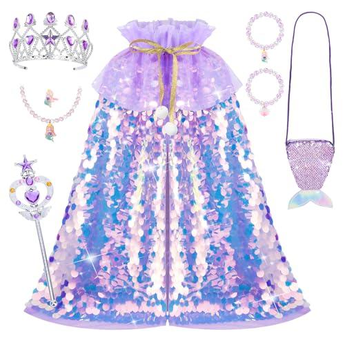 Meland Gift for Girls 3-8 Years Old, Girls Toys for Princess Dress Up, Birthday Gift & Halloween Costumes for Girl Aged 3 4 5 6 7 8 Years Old