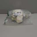 Vkkperp 9.5In Wedding Bouquets for Bride Bridesmaid, Champagne Roses White Artificial Flowers Toss Bouquet for Wedding Party Church Decoration