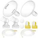 Nenesupply Pump Parts with 21mm Flanges Compatible with Medela Pump in Style Parts Accessories Breast Pump Not Original Medela Pump Parts Incl. 21mm Flange Breastshield Connector Valve Membrane Tubing