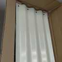 Galvanized Raised Garden Bed, 8x4x1 FT Oval Metal Planter Box for Outdoor, 12 Raised Beds for Gardening Vegetables Flower Herb(Pearl White)