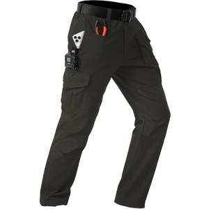 Mens Cargo Pants Tactical Work Construction for Men Ripstop Waterproof Outdoor Hiking with Pockets (Blue, XL)
