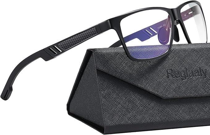 Blue Light Blocking Glasses Metal Frame for Men/Woman Gaming Computer Screen Glasses