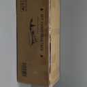 6ft Snow Flocked Pre-lit Christmas Tree with 250 Warm White Lights, 820 Lush Branch Tips & Quick-Assembly Hinged Design, Full Artificial Xmas Tree for Winter Holiday Décor, Green & White