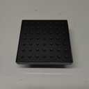 Modern 1.75 GPM Square Single Function Shower Head with Touch-Clean Technology