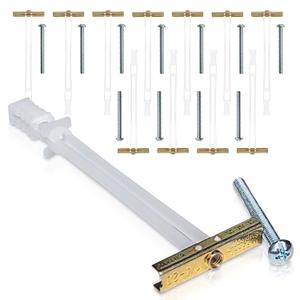 TOGGLER SNAPTOGGLE Drywall Anchor with Included Bolts for 1/4-20 Fastener Size; Holds up to 265 pounds Each in 1/2-in Drywall (Pack of 12) (12 Pack w/ Bolts)