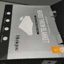 blunique Heated Blanket Electric Throw Waffle, 50x60 Inches Sherpa Fleece Fast Heating Blanket 6 Heating Levels & 4 Hours Auto Off ETL Certification, Sage Throw