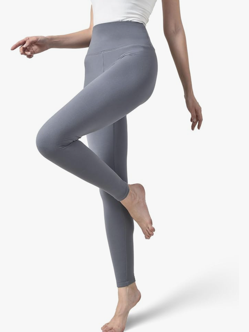 Fleece Lined Leggings for Women - High Waisted Workout Leggings for Women Running Exercise, Lar