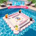 Thenshop Floating Mahjong Table 30x30 Inch & 160 American Mahjong Tiles